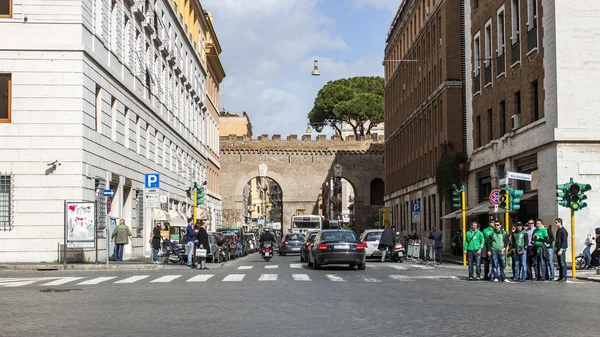 Rom, Italien, den 24 februari, 2010. Typiska urban Visa — Stockfoto