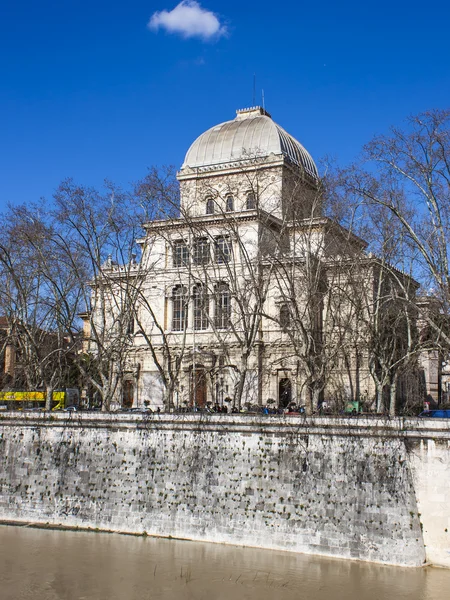 Roma, Italia, il 25 febbraio 2010. Costruzione della Sinagoga Corale — Foto Stock