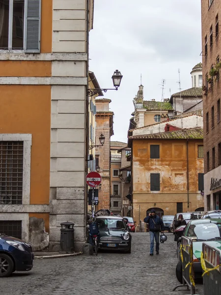 ローマ、イタリア、2010 年 2 月 25 日に。典型的な都市景観 — ストック写真