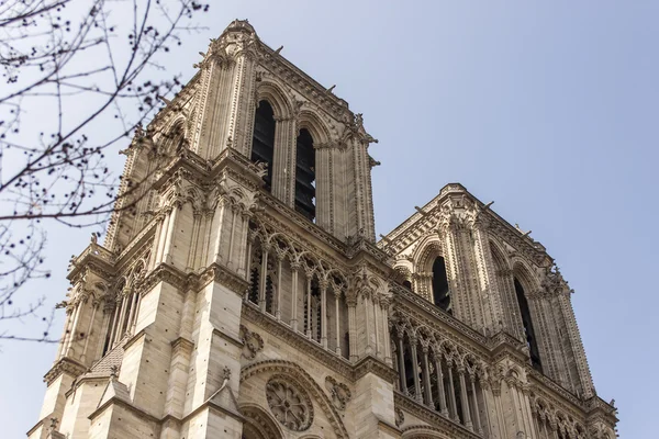 Paris, France, le 27 mars 2011. Notre-Dame. Notre-Dame est l'un des sites les plus connus de Paris — Photo