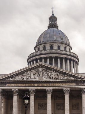 27 Mart 2011 tarihinde, Paris, Fransa. Pantheon. Mimari Detaylar. Pantheon Paris tarihi ve mimari manzaraları biridir