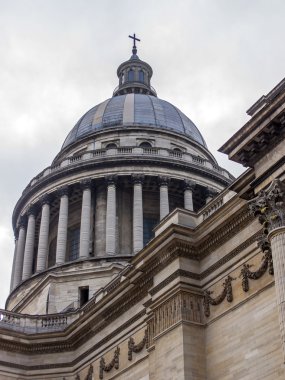 27 Mart 2011 tarihinde, Paris, Fransa. Pantheon. Mimari Detaylar. Pantheon Paris tarihi ve mimari manzaraları biridir