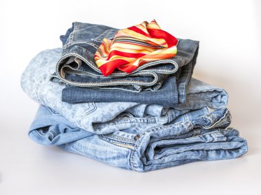 Bir gösteri pencere Shop çivit renk kot