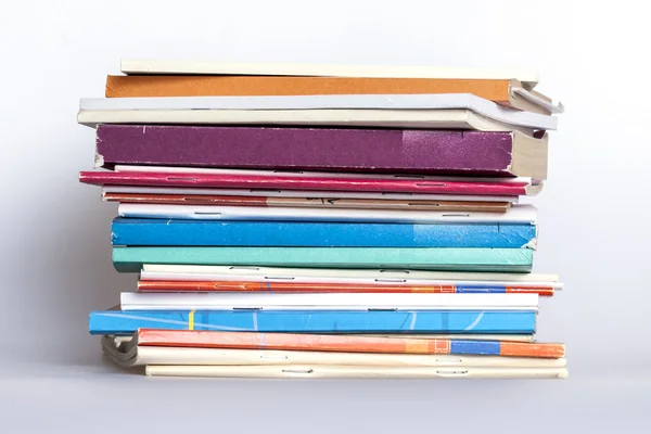 Pile of vintage paper books — Stock Photo, Image