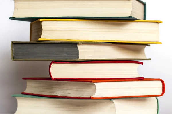 Pile of vintage paper books — Stock Photo, Image