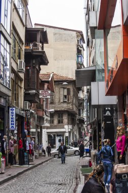 Istanbul, Türkiye. 28 Nisan 2011. Tipik şehir manzarası.