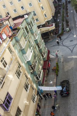 Istanbul, Türkiye. 29 Nisan 2011. Bahar öğleden sonra kentsel görünümü.