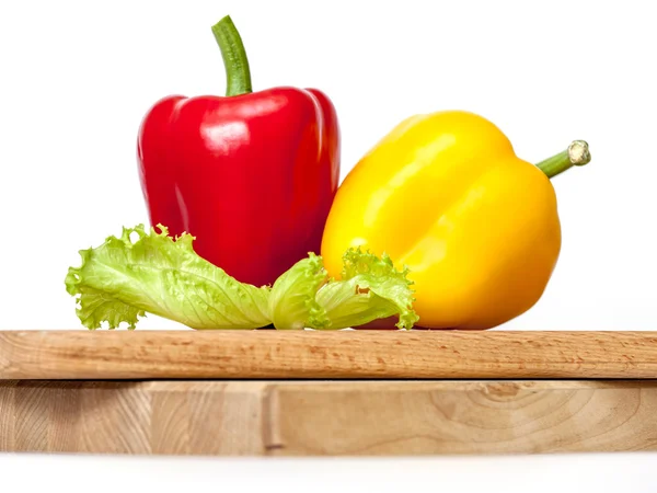 Large paprika of red and yellow color — Stock Photo, Image