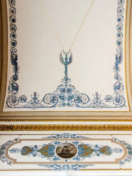 Saint-Pétersbourg, Russie, le 24 juillet 2012. Fragment d'un décor d'intérieur d'une des salles de musée Ermitage d'Etat. L'Ermitage - l'un des musées d'art les plus connus du monde — Photo