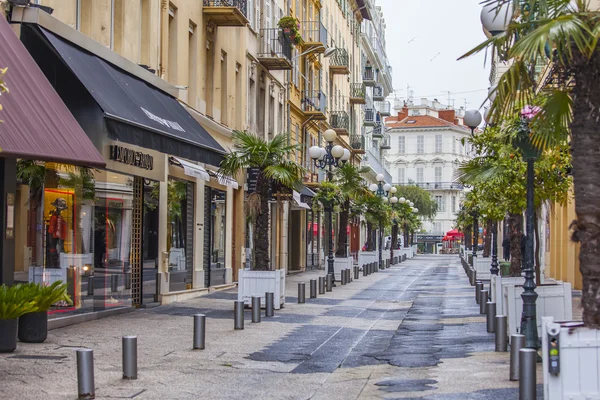 Nice, França, em 14 de março de 2015. Vista urbana típica — Fotografia de Stock
