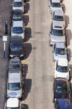 Güzel, Fransa, üzerinde 13 Mart 2015. Eski şehrin en iyi görünümü girişindeki Park