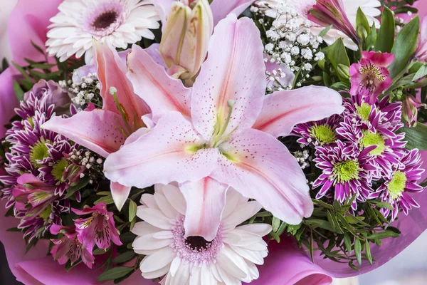 Bouquet of various flowers — Stock Photo, Image