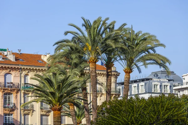 Nice, França, em 7 de março de 2015. Vista urbana típica — Fotografia de Stock