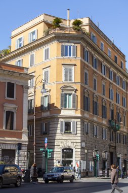 6 Mart 2015 tarihinde, Roma, İtalya. Tipik kentsel görünümü