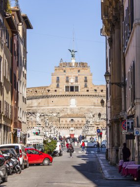 6 Mart 2015 tarihinde, Roma, İtalya. Tipik kentsel görünümü