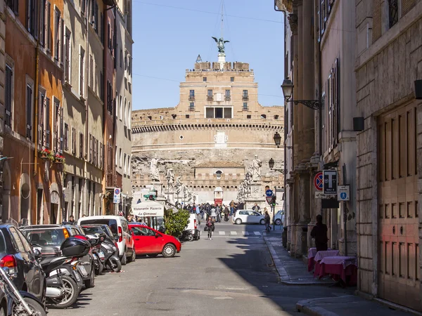 Rome, Italië, op 6 maart 2015. Typisch stedelijke weergave — Stockfoto