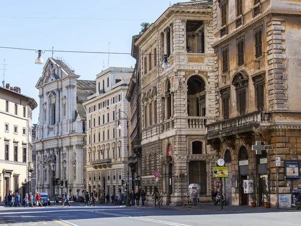 Roma, Itália, em 6 de março de 2015. Vista urbana típica — Fotografia de Stock