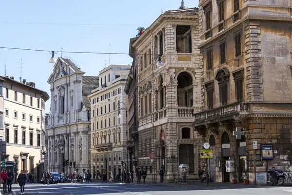 Roma, Itália, em 6 de março de 2015. Vista urbana típica — Fotografia de Stock