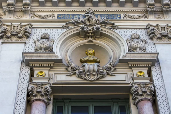 Nice, France, on March 7, 2015. Architectural details of city opera theater — Stock Photo, Image