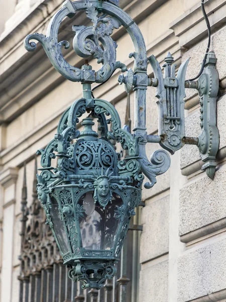 Nice, France, on March 7, 2015. Architectural details of city opera theater — Stock Photo, Image