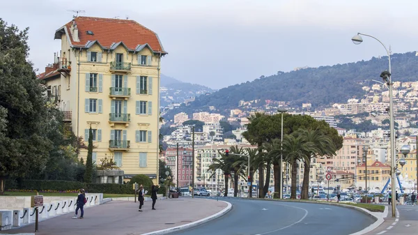 Nice, France, on March 14, 2015. Typical urban landscape — Stock Photo, Image