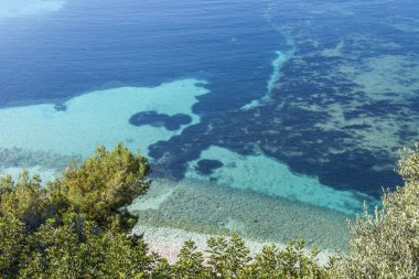 Su deniz Bay Üstten Görünüm