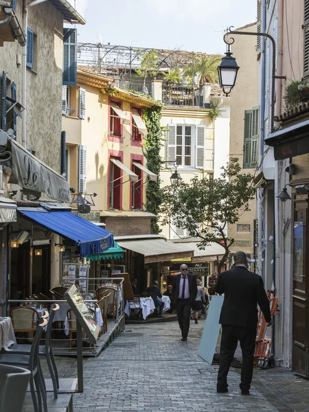 Cannes, Frankrijk, op 12 maart 2015. Typische stad landschap. — Stockfoto
