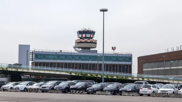 VENICE, ITALY - on May 5, 2015. International airport of Marco Polo — стоковое фото