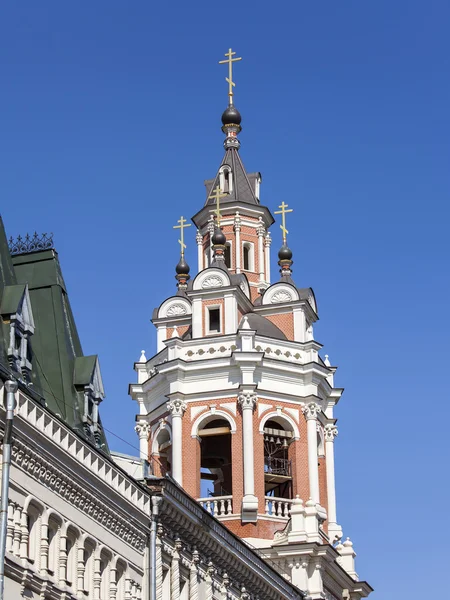 MOSCOW, RÚSSIA - em 12 de abril de 2015. Detalhes típicos da igreja ortodoxa — Fotografia de Stock