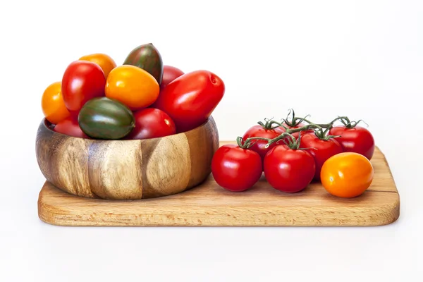 Tomatoes of various grades — Stock Photo, Image