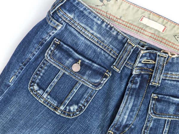 Fragment van jeans — Stockfoto
