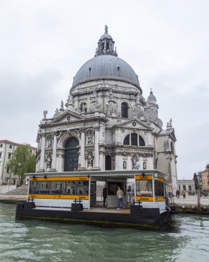 3 Mayıs 2015 tarihinde, Venedik, İtalya. Tedavi bakire Mary's basilica (Basilica di Santa Maria della Salute)