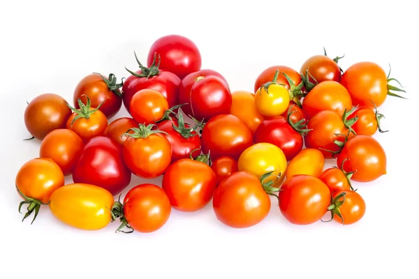 Cherry tomatoes of various grades — Stock Photo, Image