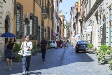 ROME, ITALY, on AUGUST 25, 2015. Typical city view at sunny day
