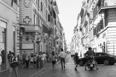 ROME, ITALY, on AUGUST 25, 2015. Typical city view at sunny day