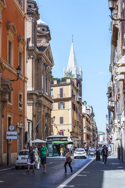 ROME, ITALIE, le 25 août 2015. Paysage urbain pittoresque . — Photo