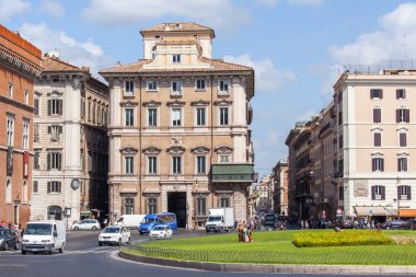 25 Ağustos 2015 tarihinde, Roma, İtalya. Pitoresk şehir manzarası.