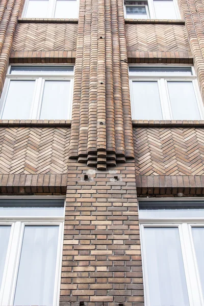 Lille, Frankrijk, op 28 augustus 2015. Architecturale details van typische gebouwen — Stockfoto