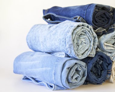 Bir rulo Shop bir sayaçta kısıtlandığını kot