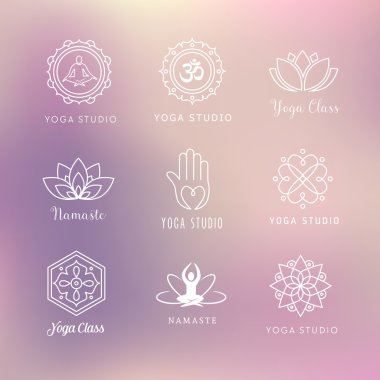 Yoga simgeler - simge