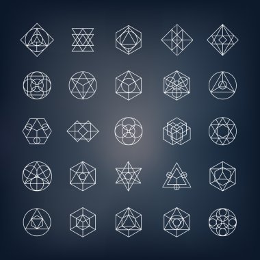 Geometrik şekiller - kutsal geometri