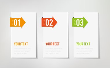 Three Steps Infographics clipart