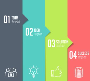 Infographics - dört adım