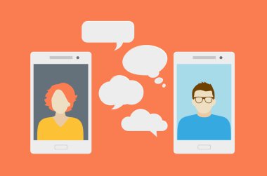 Cep telefonu sohbet veya arama