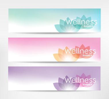 Wellness Banners clipart