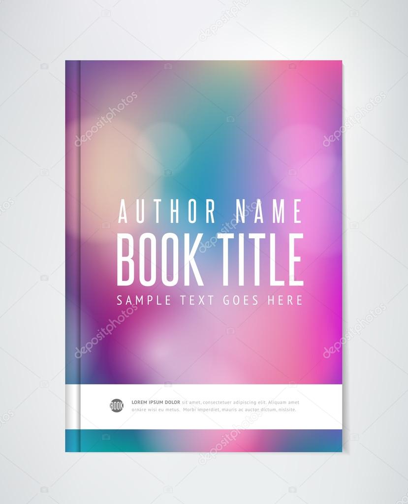 Modern Abstract Design Template - Book Cover