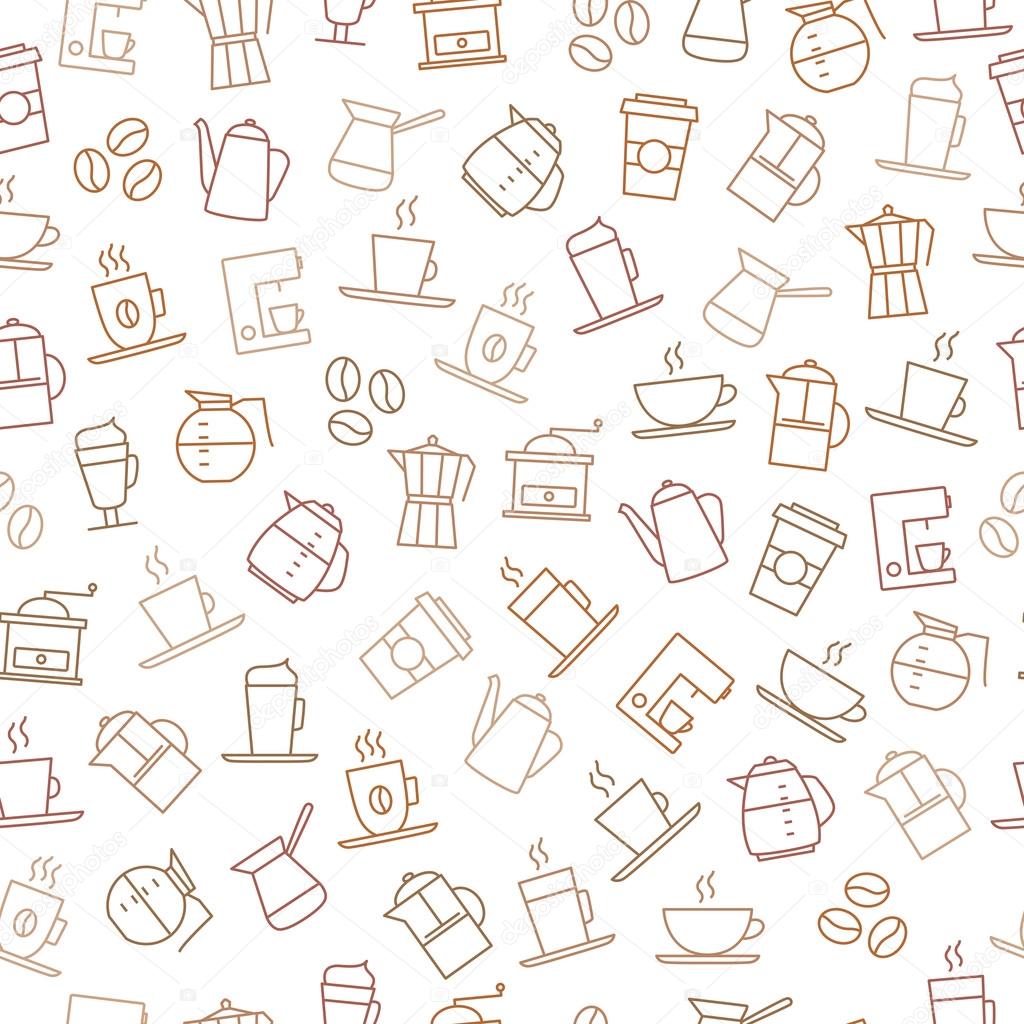 Coffee Seamless Pattern