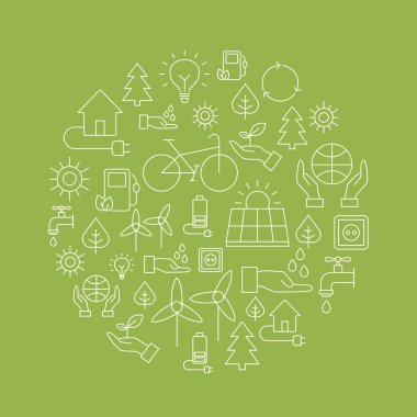 Eco gezegeni kurtarmak arka plan-