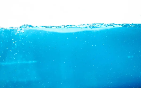 Niebieska Woda Sodowa Odizolowanym Tle — Zdjęcie stockowe