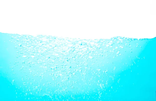 Modrá Voda Soda Splash Izolovaném Pozadí — Stock fotografie